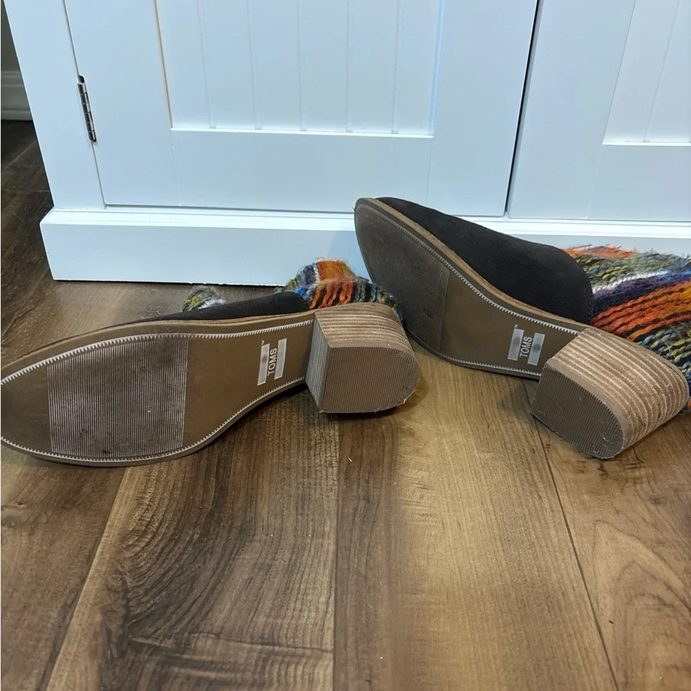 TOMS Boho Woven Ankle Booties Size 10